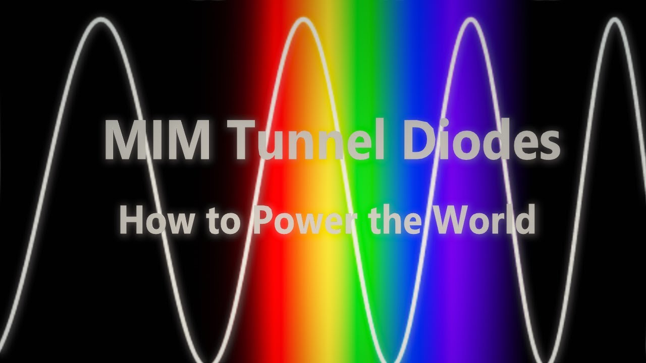 MIM Tunnel Diodes and how to Power the World - YouTube