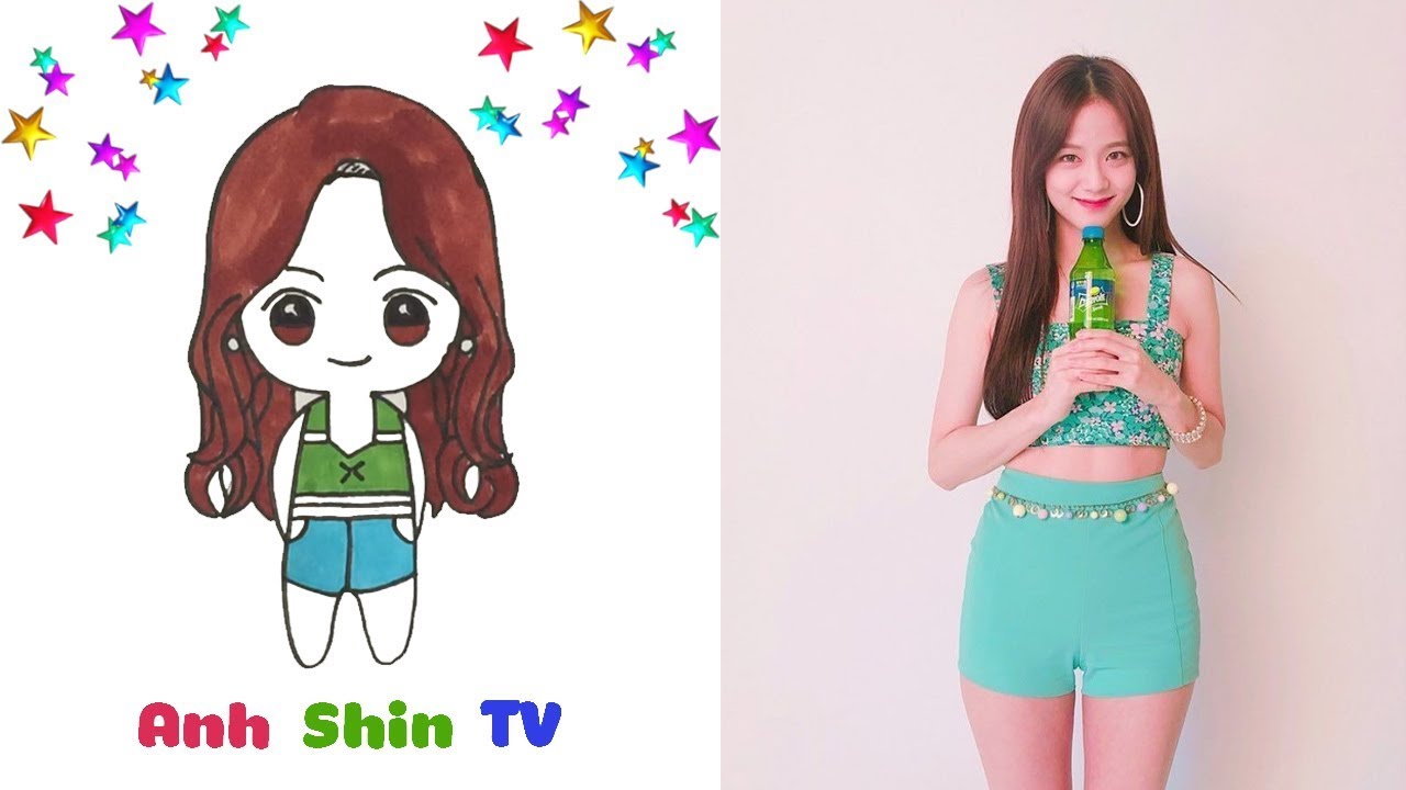 Hướng dẫn Cách vẽ blackpink chibi đơn giản bằng Photoshop