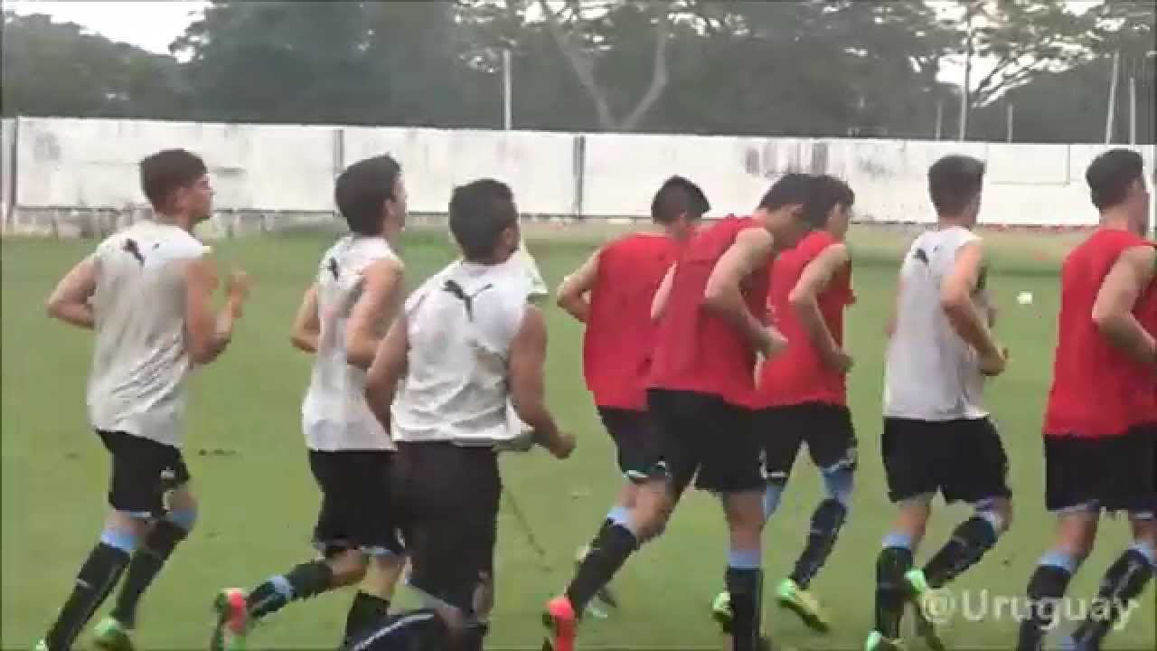 Sub15 - Video del entrenamiento de Uruguay en Cereté (28/11/2015) fútbol de guatemala