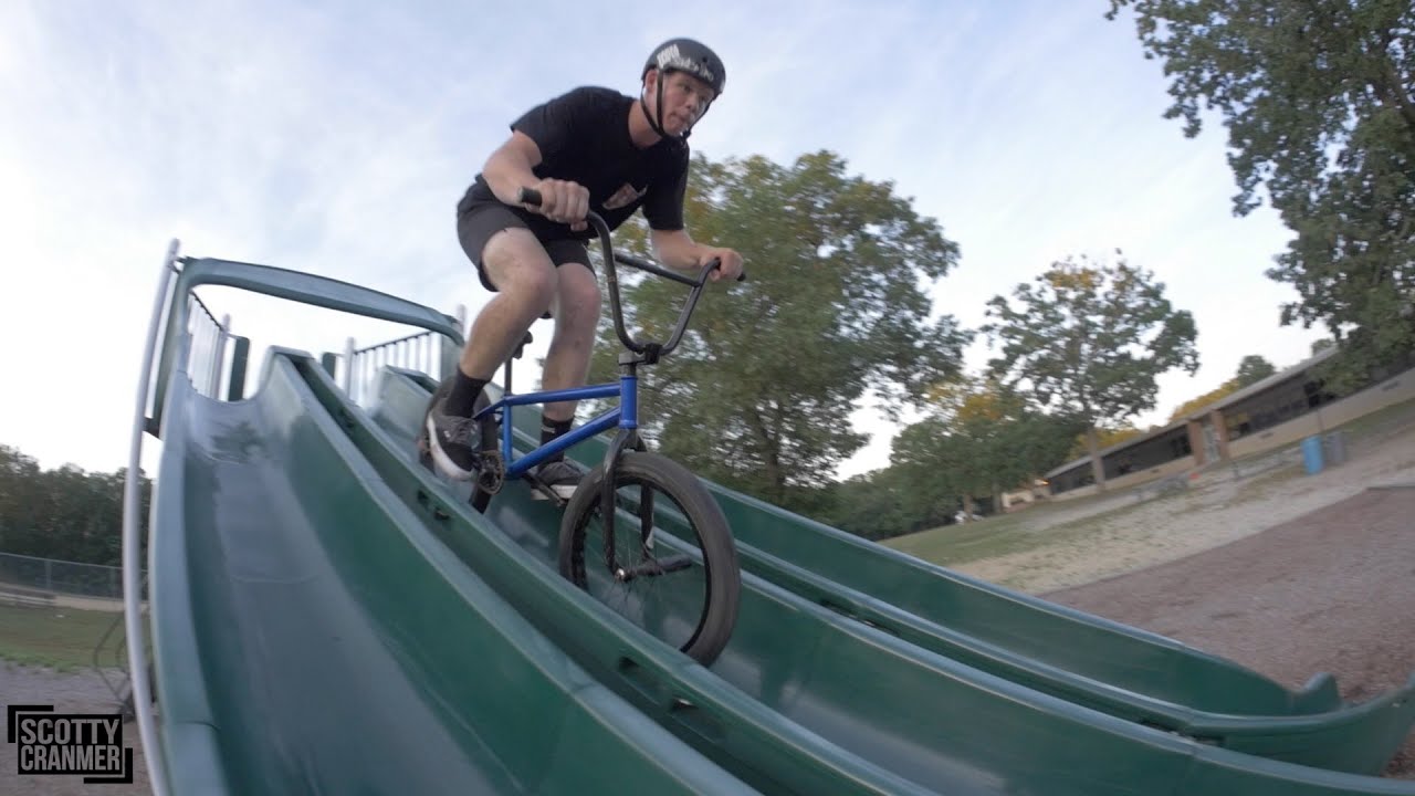 RIDING BMX AT SCHOOL! YouTube