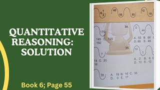 Quantitative Reasoning Solutions for Primary School|Lantern Steps Quantitative Reasoning Book 6