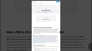 How to Convert PDF to JPG High Quality | PDF to JPG File Converter