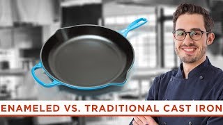 Are Enameled Cast-Iron Skillets Worth the Higher Price Tag? 