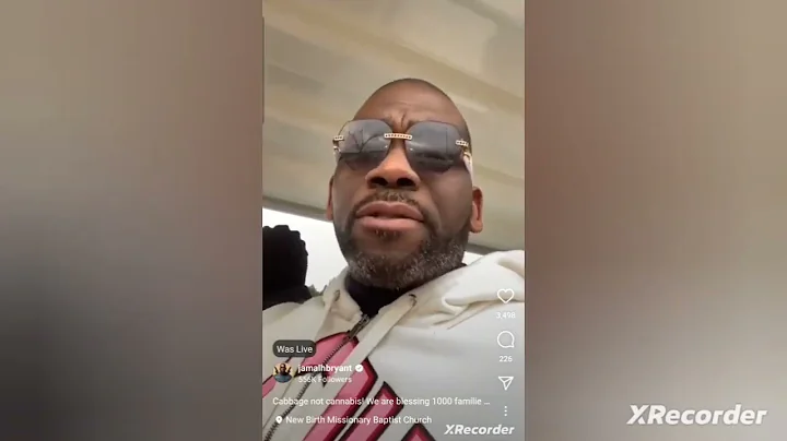Jamal Bryant Talks About Growing Weed & Bishop Pat...