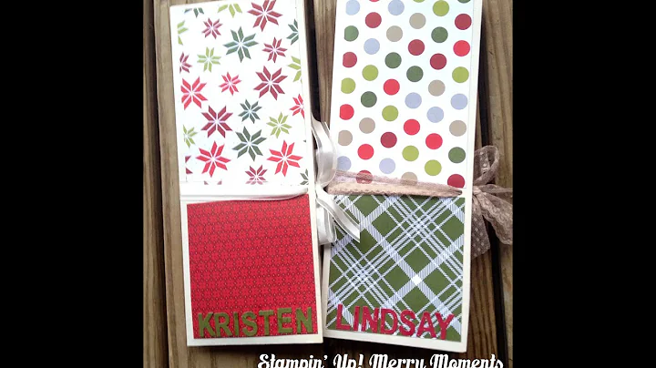 Stampin' Up! 2015 DIY Christmas Planner Video Tutorial