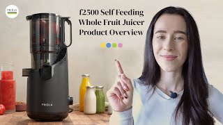 Fridja f2500 Self Feeding Whole Fruit Juicer Product Overview!