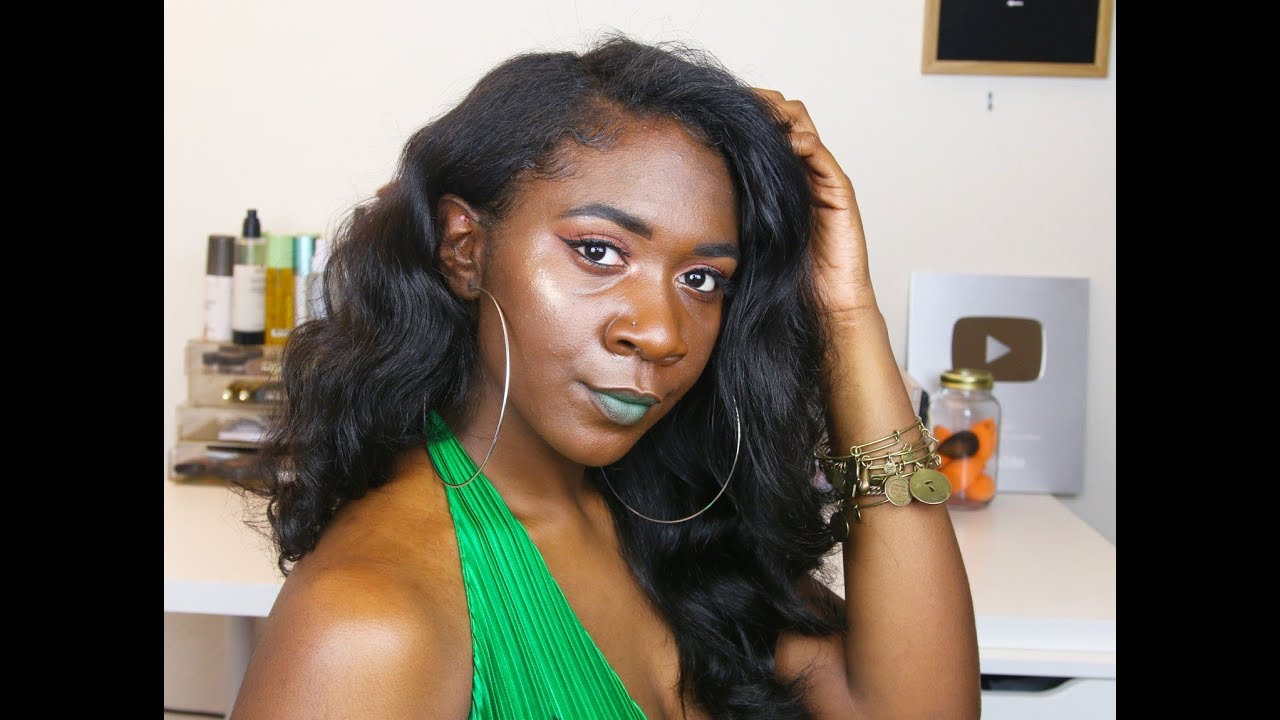 Watch Me Straighten & Style My Hair For Under $20 ft ORS | Nia Imani