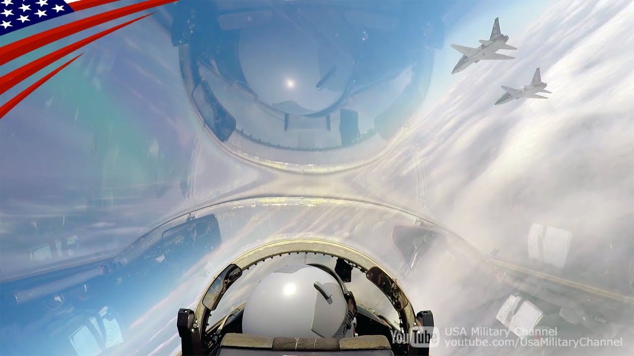 Cockpit View: T-38 Advanced Jet Trainers Formation Flight - YouTube