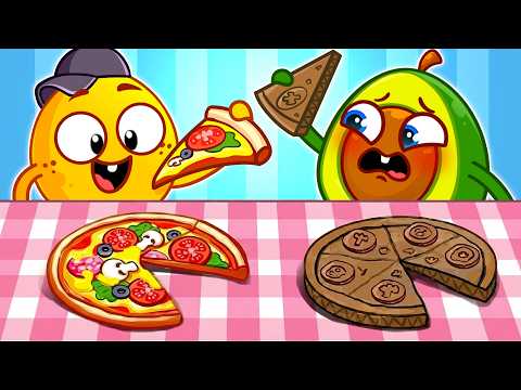 Cardboard Pizza Game | Healty Food for Kids | Baby Song and Nursery Rhymes | PP Stories #cartoon