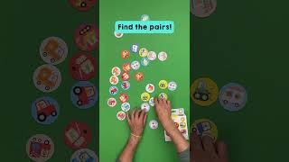 Let's Play! On-the-Go Memory Game Vehicles | Banana Panda #kids #funlearning