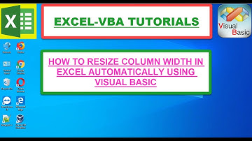 Excel VBA: Column Autofit Automatically Resize Column Width Using Visual Basic