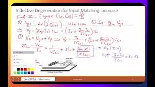 L26B -  Common Source with Inductive Degeneration LNA - Part I