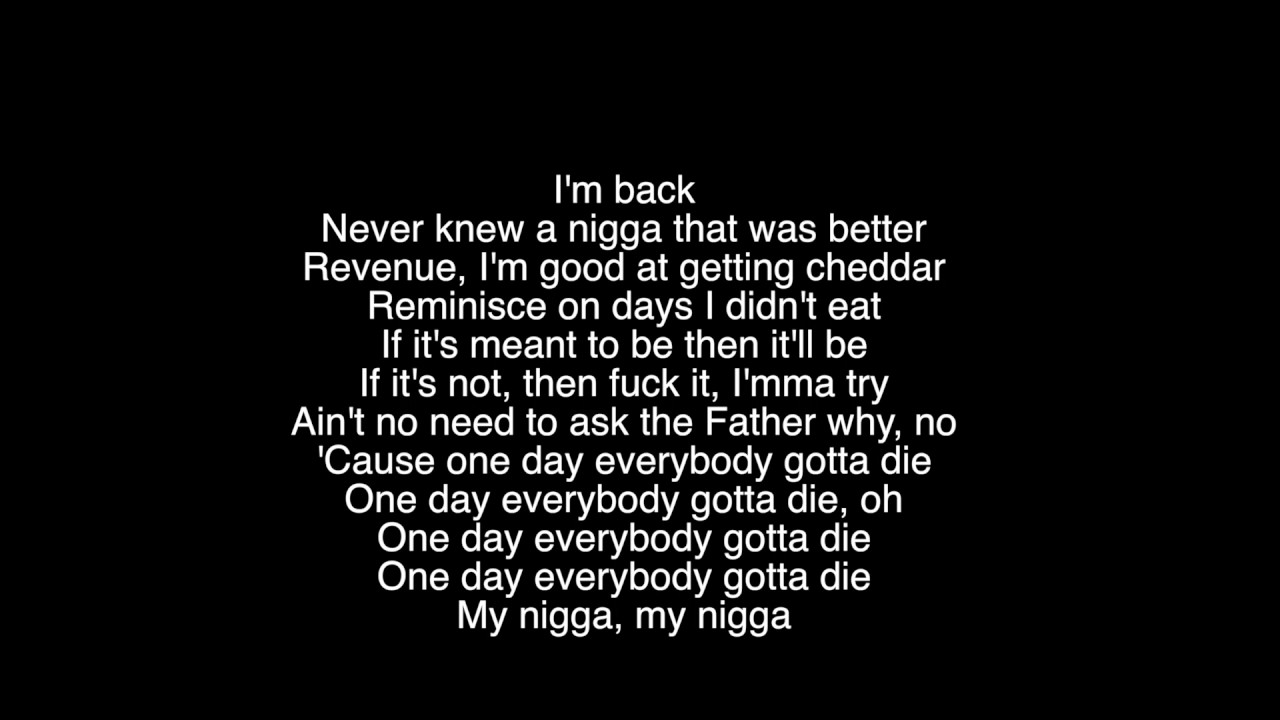 Full Lyrics) Everybody Dies J. Cole Album 4 Your Eyez Only - YouTube