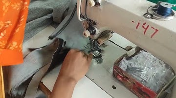 Care Label Attach With Safety tak [[ Single Needle Lock Stitch ]] [IE] #apparel #garments #video