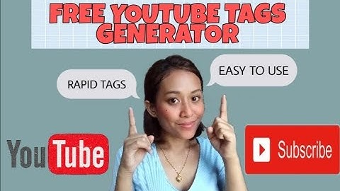 Free youtube tag generator for youtuber 2021! #youtube#rapidtags#youtubetag