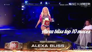 WWE Alexa bliss top 10 moves