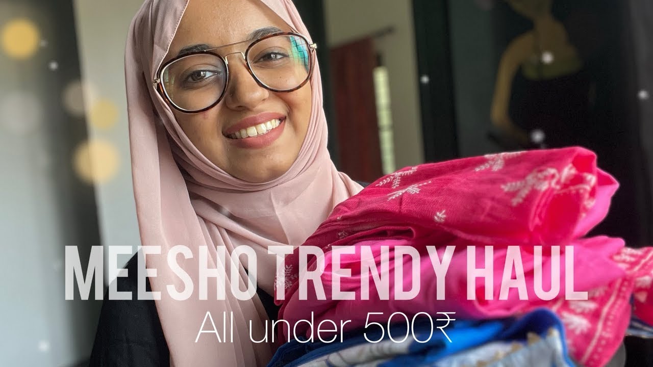 💕🤩🥰Meesho haul trendy dress collections under 500rs 