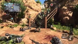 Cod BO3 quad feed with combat knife