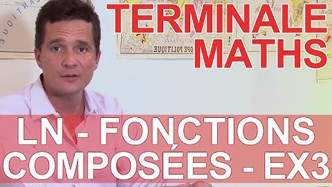 Logarithmes népériens - Fonctions composées : Ex 3 - MATHS - TS TES - Les Bons Profs