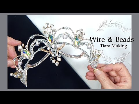 【ハンドメイド】バレエ ティアラ バレエティアラ ティアラ シルバー 冠 バレエ - AIP1337'S