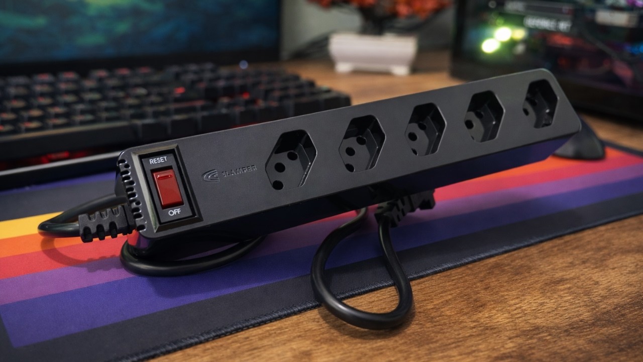 FILTRO DE LINHA COM DPS! 5 TOMADAS (ICLAMPER ENERGIA) UNBOXING COMPLETO