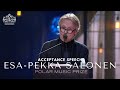 Esapekka salonens acceptance speech polar music prize 2024