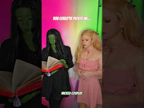You could've picked me | Elphaba & Glinda @nikkihatsunecosplay #cosplay #shorts #wicked