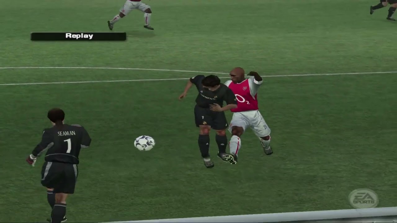 Arsenal vs Real Madrid ꟾ FIFA 2003 (PS2) - Full Match Simulation