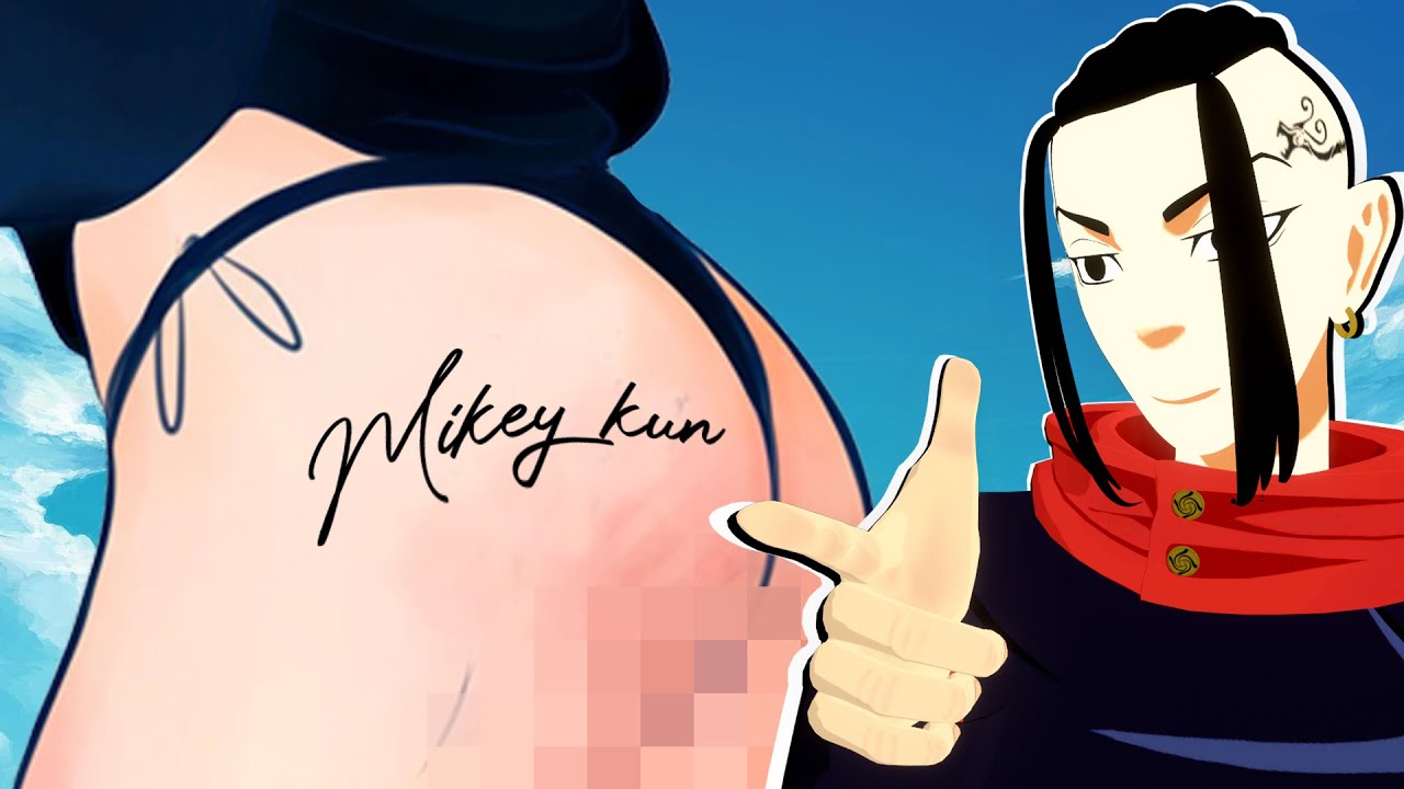 draken tatuou o nome do mikey no popote no tokyo revengers vr