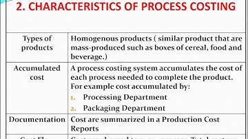 Chapter 8 AA025 PROCESS COSTING Part 1