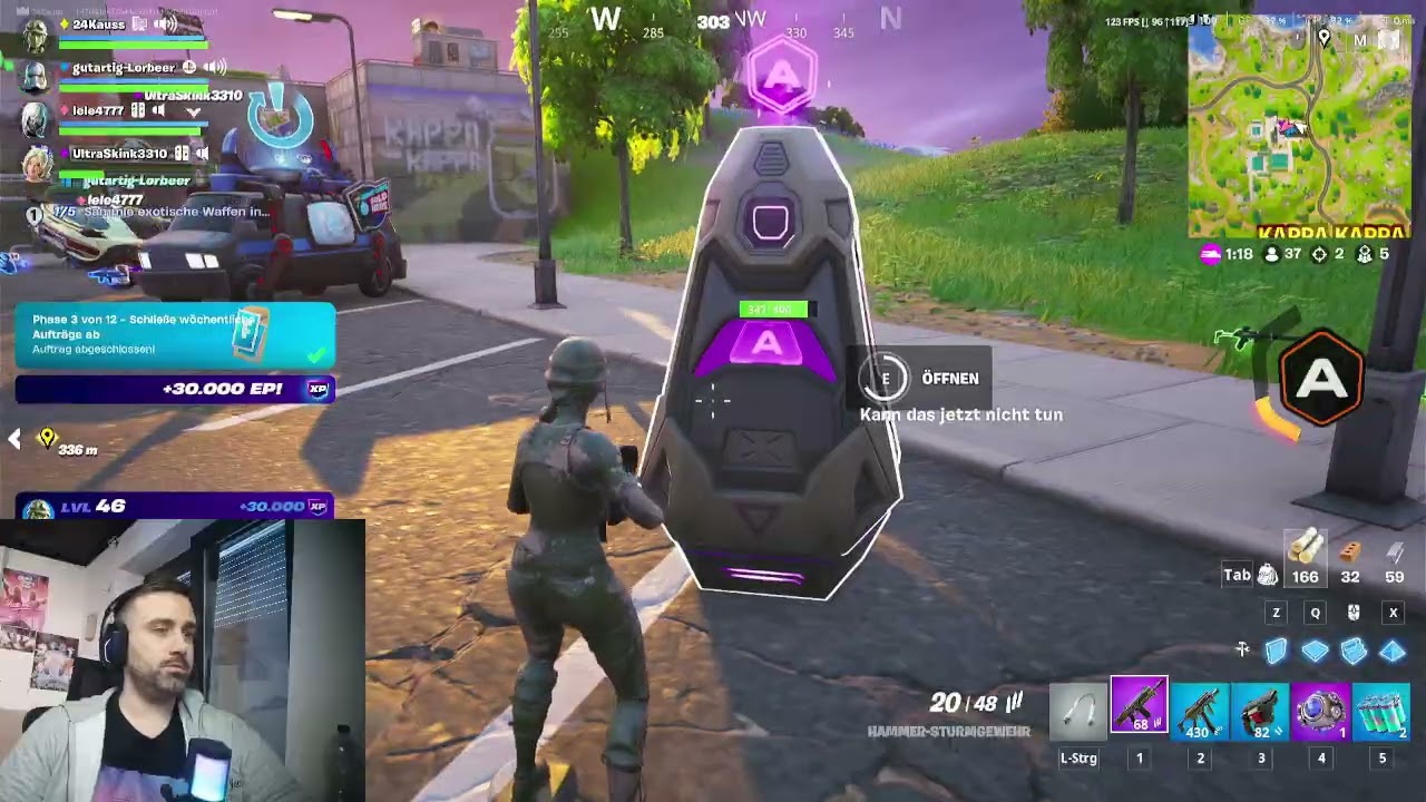 Bin wieder in Fortnite mit den Hous 