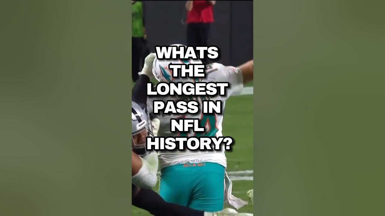 The Longest Pass in nfl History YouTube