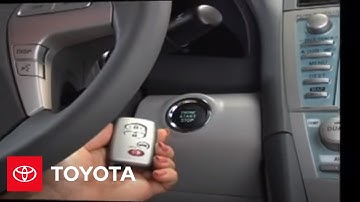 2007 - 2009 Camry How-To: Smart Key - Trouble-Shooting | Toyota