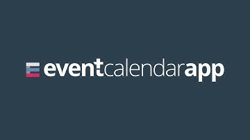 Event Calendar App Introduction