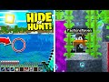 making a "secret" Minecraft Base inside of a lake! (Hide or Hunt)