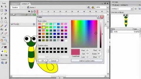 Flash animation lesson 3 butterfly