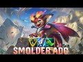 DOMINATING WITH SMOLDER!! TipsQy plays Smolder ADC vs Varus | Season 14