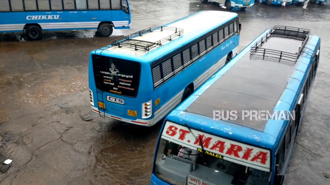 Kottayam Nagampadam private stand and private buses