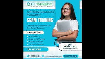 SAP Service & Asset Manager (SSAM) Expert Soft Training#expertsofttraining