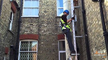 Vent Riser Extracting System Fall Arrest Access ladder - Safety At Height