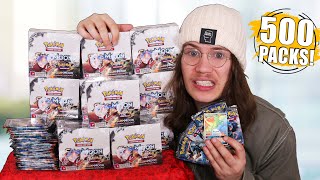 Opening 500 Pokemon Burning Shadows Booster Packs! (Rainbow Charizard)