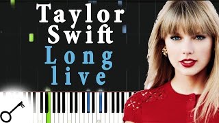 Video-Miniaturansicht von „Taylor Swift - Long live [Piano Tutorial] Synthesia | passkeypiano“