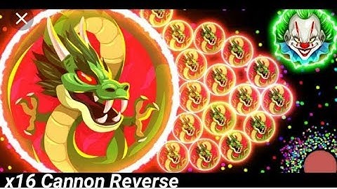 Blob.io // Game play // Canon pop trick reverse // Blob.io