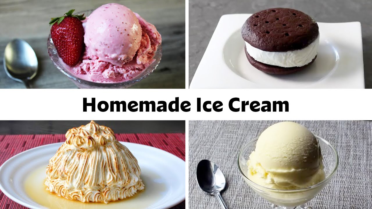 8 Indulgent Homemade Ice Cream Recipes | Food Wishes