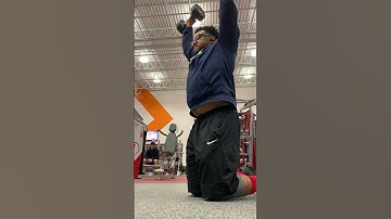 Tall Kneeling DB Shoulder Press