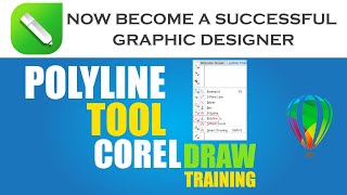 How to Use POLYLINE Tool in CorelDraw in Hindi\Urdu