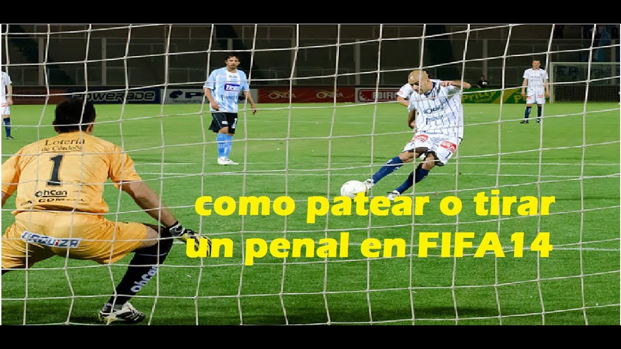 como patear o tirar un penal en FIFA14