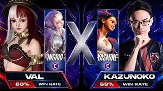 SF6 ▰ VAL (Ingrid) vs KAZUNOKO (Yasmine) FULL GAMEPLAY ▰ Street Fighter 6
