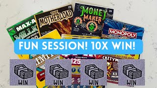 10X Win Found! Lots of Symbols | Fun Idaho Lottery Scratch Off Session!
