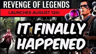 Kabam Asked Me To Design The New August Content In Marvel Contest of Champions - Revenge of Legends